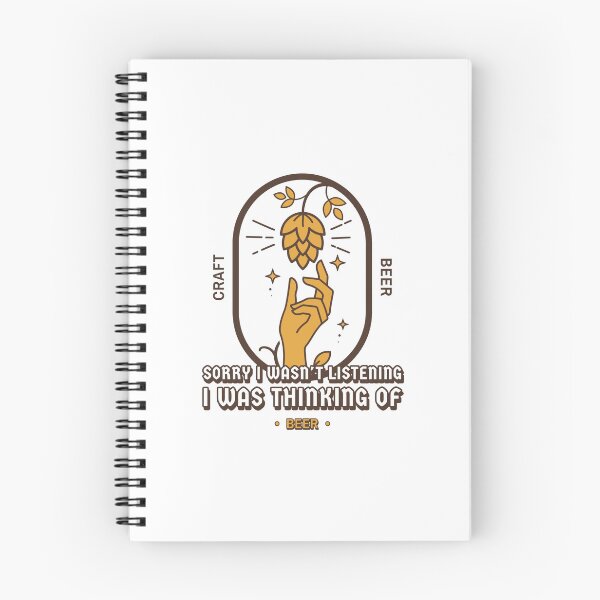Item preview, Thinking About Craft Beer (Left Hand) designed and sold by Woodlawn Designs LLC.