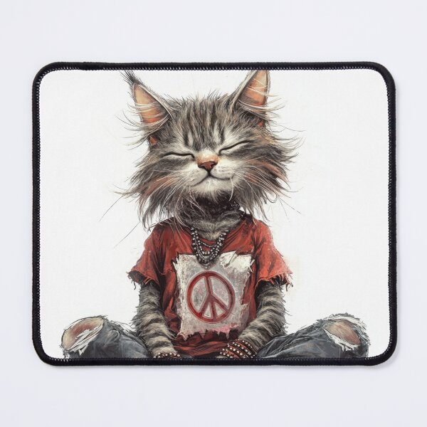 Item preview, Pacifist Cat designed and sold by Visual-Elixir.