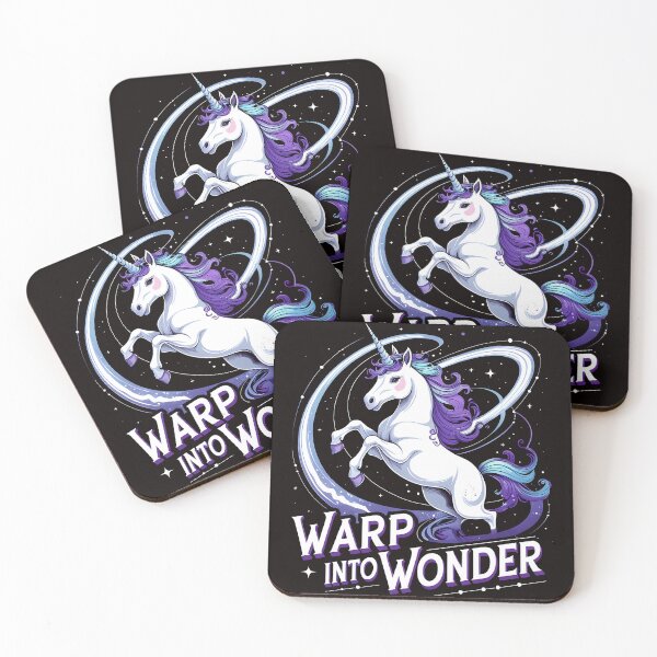 Item preview, Warp into Wonder – Space-Time Unicorn designed and sold by zoughlal.