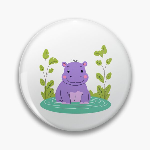 Item preview, Baby Hippo designed and sold by sugarrosekitch.