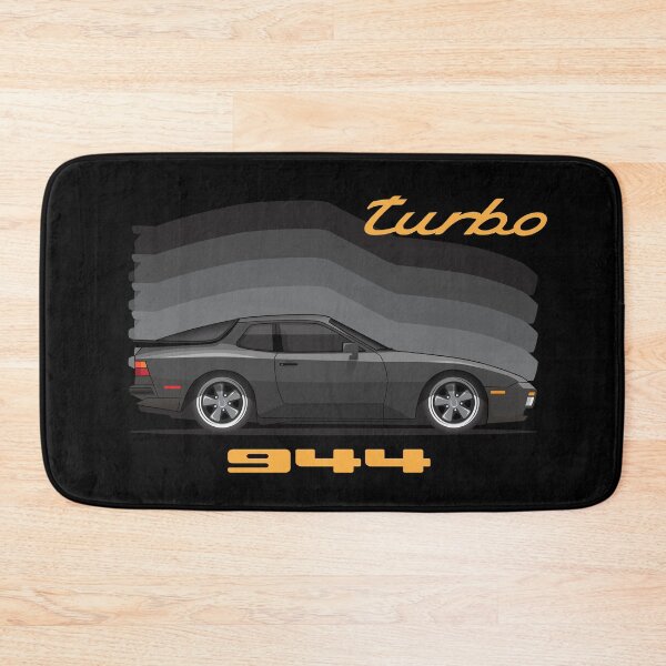 Item preview, Porsche 944 Turbo Side Black retro illustration designed and sold by blackdogshop.