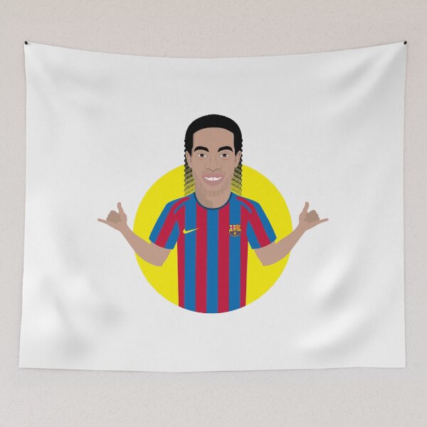 Item preview, Magician from Brazil, Football Goat, Barcelona Legend Ronaldinho designed and sold by vectorlove.