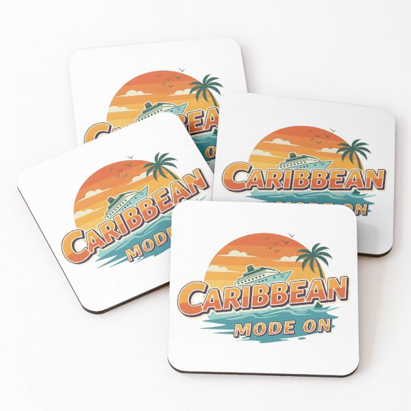 Item preview, Retro Caribbean Cruise designed and sold by Tw1nsAIArt.