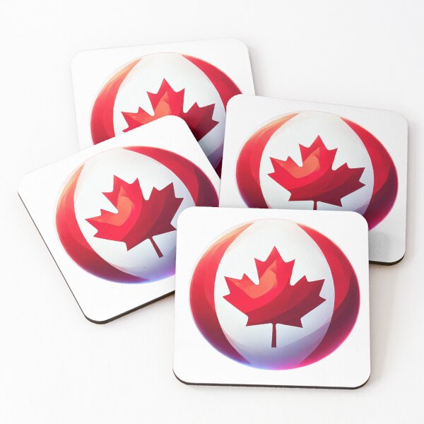 Item preview, Canada Circle Flag Watercolour Style designed and sold by FlagWardrobe.