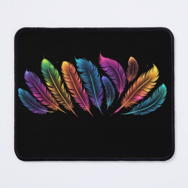 Item preview, Rainbow feathers  designed and sold by irisman.