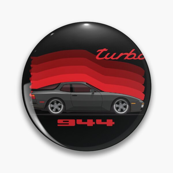 Artikelvorschau, Porsche 944 Turbo Side Black Retro-Abbildung entworfen und verkauft von blackdogshop.