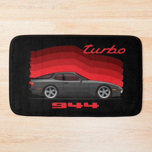 Item preview, Porsche 944 Turbo Side Black retro illustration designed and sold by blackdogshop.