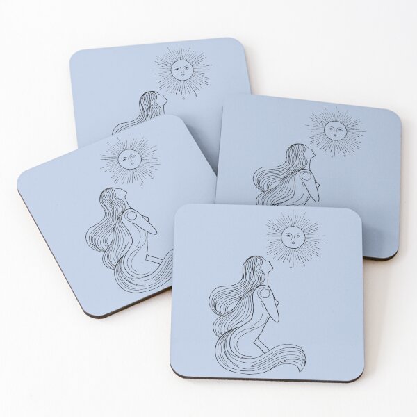 Item preview, Sun Seeker - Misty Blue designed and sold by MaryAura.
