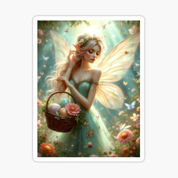 Item preview, Easter in Enchanted Realm: Egg Hunting in Fairyland designed and sold by ACuriousshoppe.