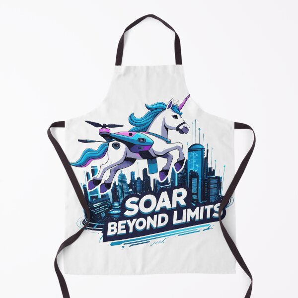 Item preview, Soar Beyond Limits – Drone Unicorn Explorer designed and sold by zoughlal.