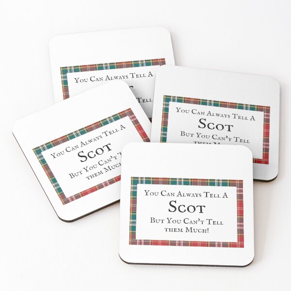 Item preview, You Can Always Tell a Scot – Scottish Humor Tartan Design designed and sold by amandaline.