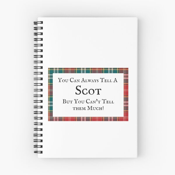 Item preview, You Can Always Tell a Scot – Scottish Humor Tartan Design designed and sold by amandaline.