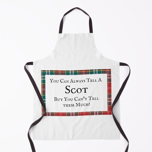 Item preview, You Can Always Tell a Scot – Scottish Humor Tartan Design designed and sold by amandaline.