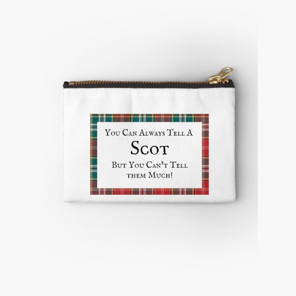 Item preview, You Can Always Tell a Scot – Scottish Humor Tartan Design designed and sold by amandaline.