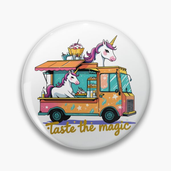 Item preview, Taste the Magic – Food Truck Unicorn designed and sold by zoughlal.