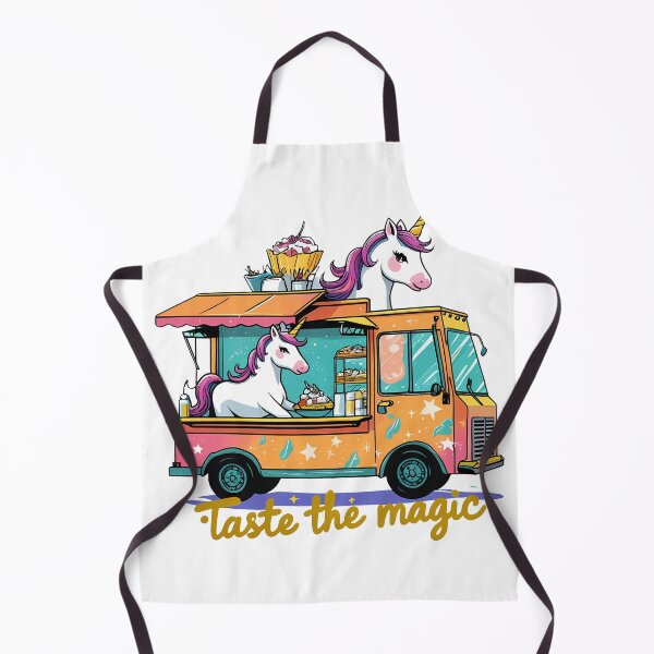 Item preview, Taste the Magic – Food Truck Unicorn designed and sold by zoughlal.