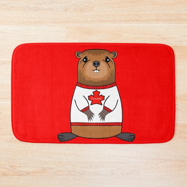 Item preview, Canada Beaver Wearing A Canadian Sweater designed and sold by Sartoris Art.