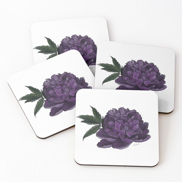 Item preview, Purple Peony designed and sold by ScowlingArtist.