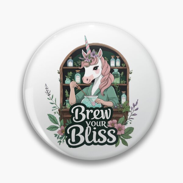 Item preview, Brew Your Bliss – Herbalist Unicorn Apothecary designed and sold by zoughlal.