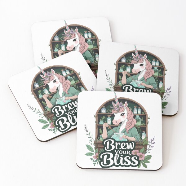 Item preview, Brew Your Bliss – Herbalist Unicorn Apothecary designed and sold by zoughlal.