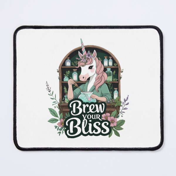 Item preview, Brew Your Bliss – Herbalist Unicorn Apothecary designed and sold by zoughlal.