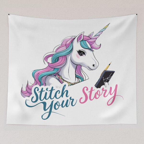 Item preview, Stitch Your Story – Digital Designer Unicorn designed and sold by zoughlal.