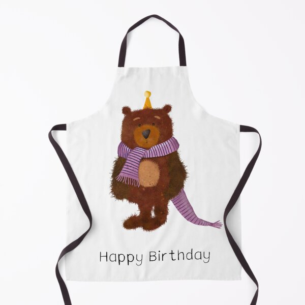 Item preview, Cozy Birthday Bear – Cute Party Animal Illustration designed and sold by Sannevanrossum.