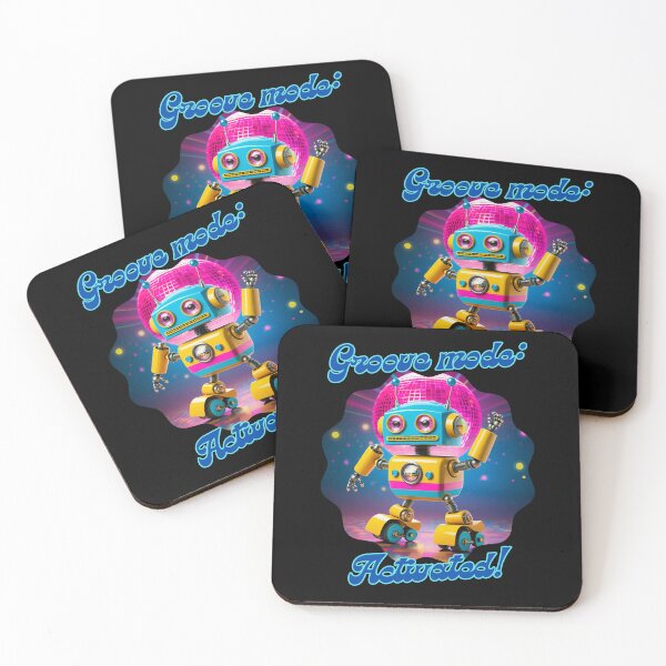 Item preview, Retro Robot Disco designed and sold by Dino-Lune.