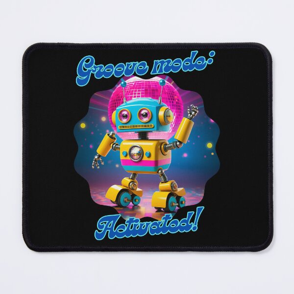 Item preview, Retro Robot Disco designed and sold by Dino-Lune.