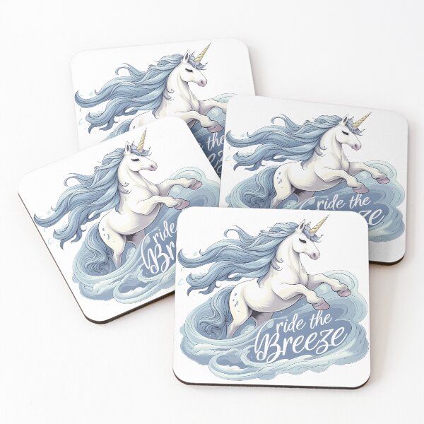 Item preview, Ride the Breeze – Wind Unicorn designed and sold by zoughlal.