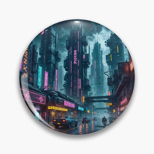 Item preview, Cyber City Life Enshrouded With Mega Towers designed and sold by Ink Art Design.