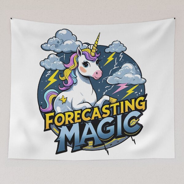 Item preview, Forecasting Magic – Weather Guru Unicorn designed and sold by zoughlal.