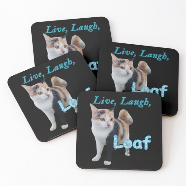 Item preview, Live Laugh Loaf Cat word art designed and sold by Dreams  come true.