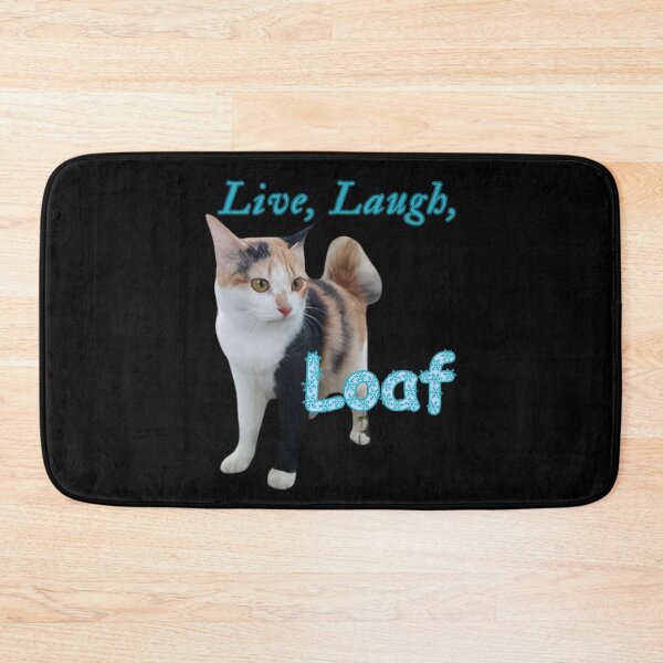 Item preview, Live Laugh Loaf Cat word art designed and sold by Dreams  come true.