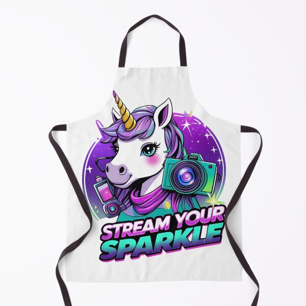 Item preview, Stream Your Sparkle – Unicorn Vlogger designed and sold by zoughlal.