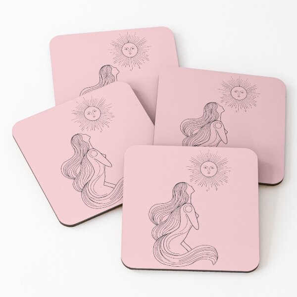 Item preview, Sun Seeker - Powder Pink designed and sold by MaryAura.