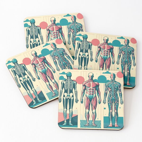 Item preview, Futuristic Anatomy & Sacred Geometry – Visionary Art Print designed and sold by InevitableAum.