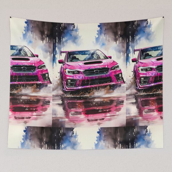 Item preview, Rally Icon Car Captured In Bold & Vibrant Artwork designed and sold by RevUpDesign.