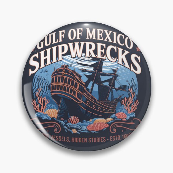 Item preview, Gulf of Mexico Shipwrecks designed and sold by SignumShop.