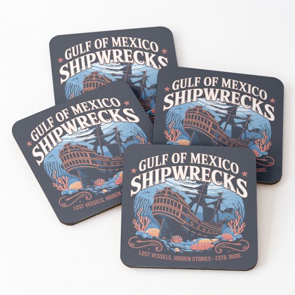 Item preview, Gulf of Mexico Shipwrecks designed and sold by SignumShop.