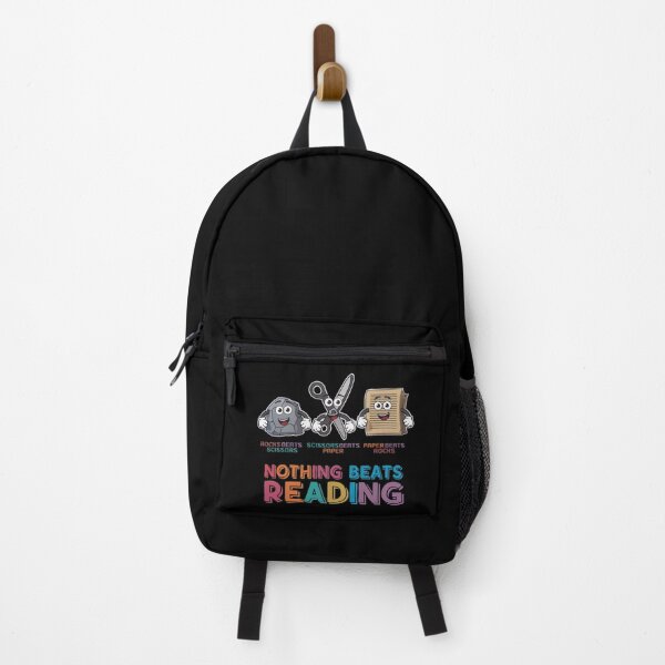 Item preview, Nothing Beats Reading Book Librarian Rock Paper Scissors designed and sold by InklingIris.