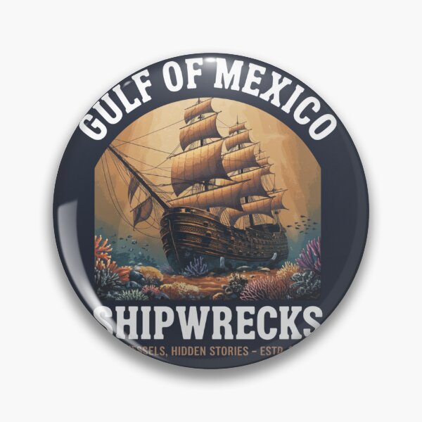 Item preview, Gulf of Mexico Shipwrecks designed and sold by SignumShop.