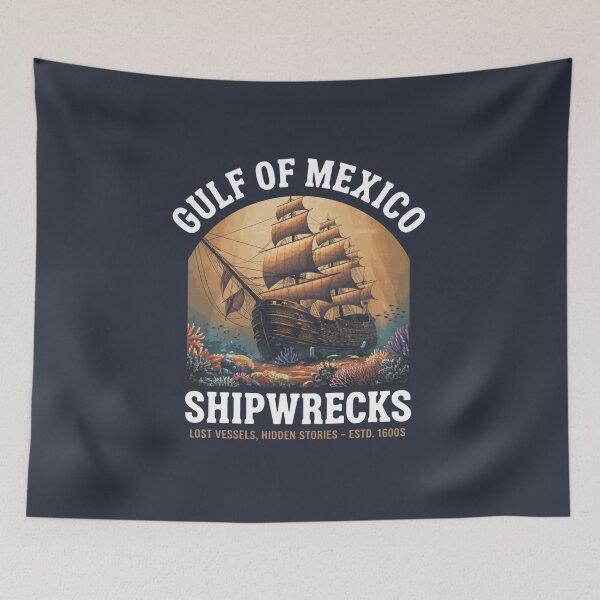 Item preview, Gulf of Mexico Shipwrecks designed and sold by SignumShop.