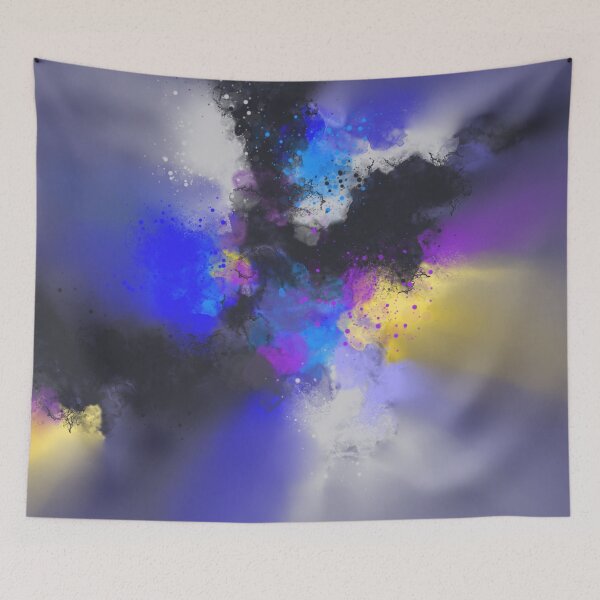 Item preview, Mesmerized - Blue Purple Abstract designed and sold by Joey Santiago.