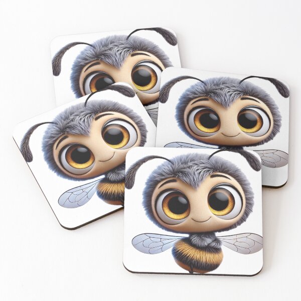 Item preview, Adorable Ashy Mining Bee designed and sold by Sillytoe.