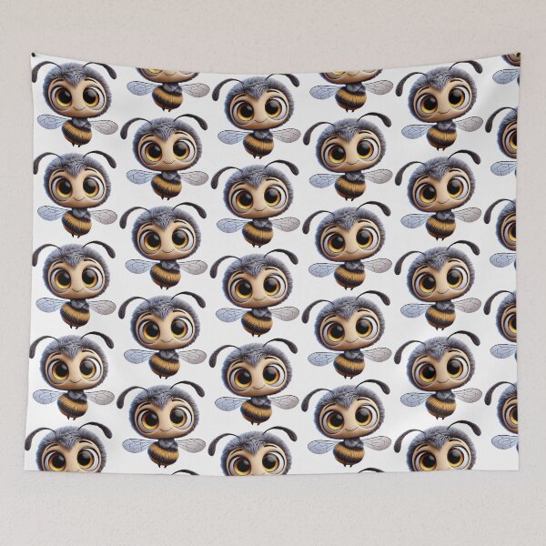 Item preview, Adorable Ashy Mining Bee designed and sold by Sillytoe.