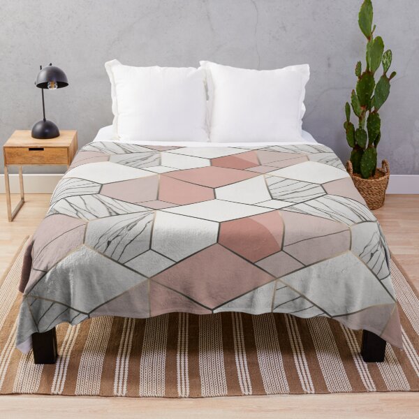 Item preview, White and Pink Marble Pattern designed and sold by ChainsArt.