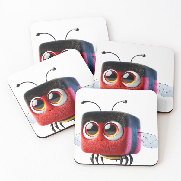 Item preview, Adorable Box-Headed Bee designed and sold by Sillytoe.