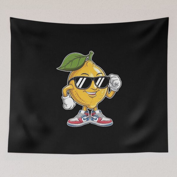 Item preview, Cool Lemon with Sunglasses - Funny Citrus Character Art designed and sold by love3617.