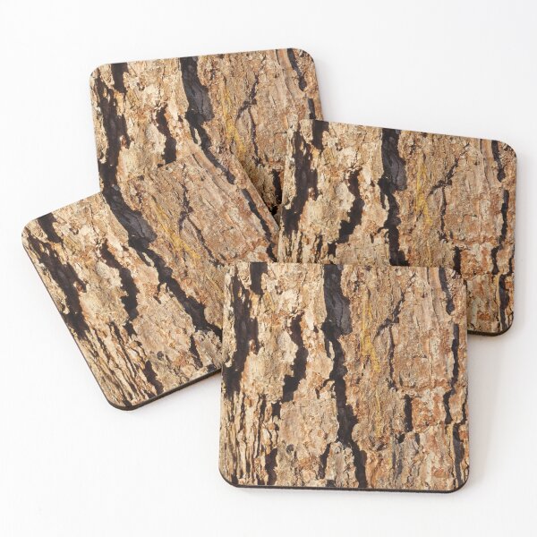 Item preview, Sunlit European Larch Tree Bark with Sharp Shadows designed and sold by Gaboro.